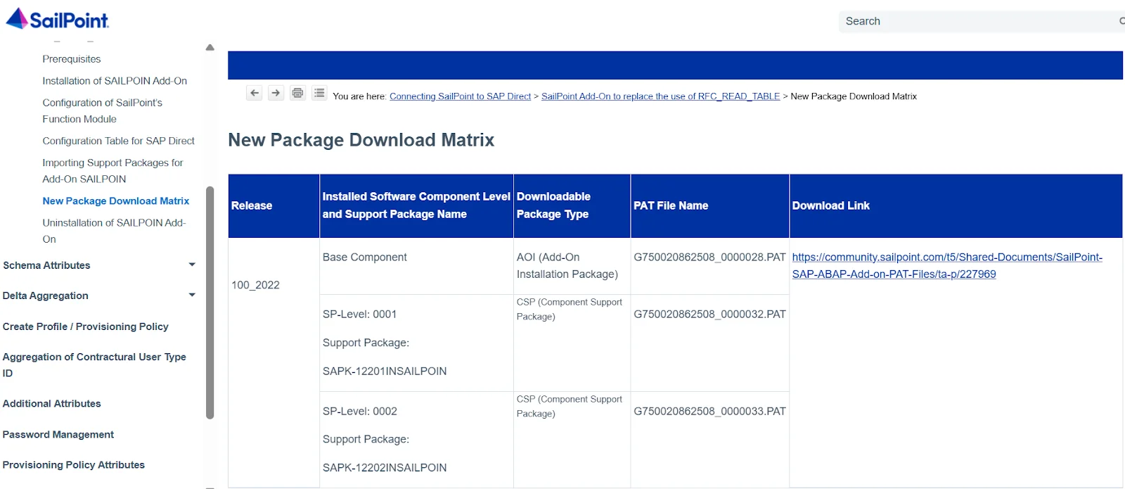Download and Extract SailPoint Installer Package