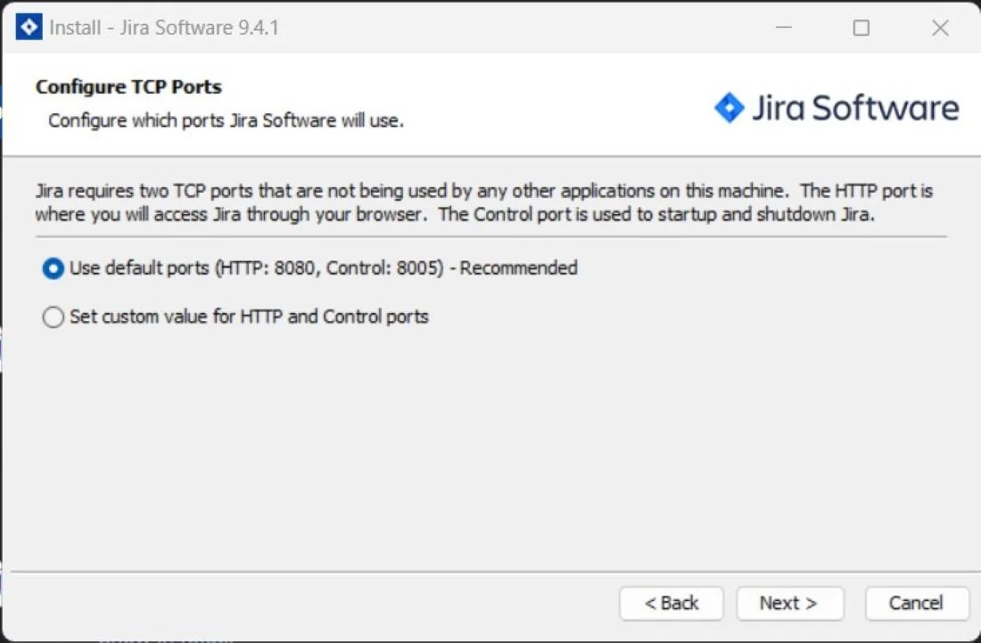 Jira Start Menu Folder