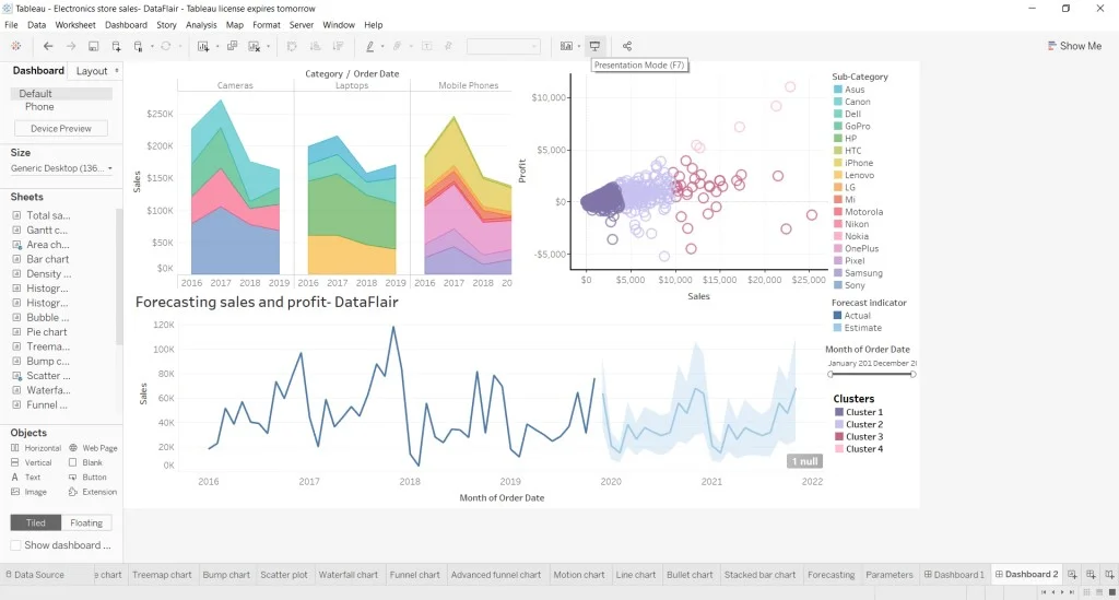 drag and drop feature in tableau