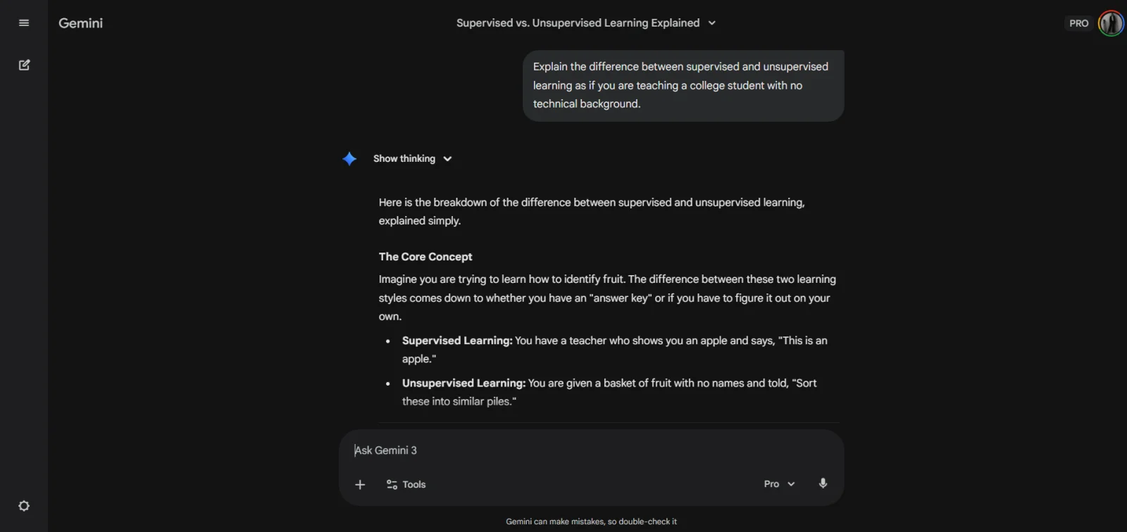 example 3 using gemini 3 for explanation and reasoning tasks