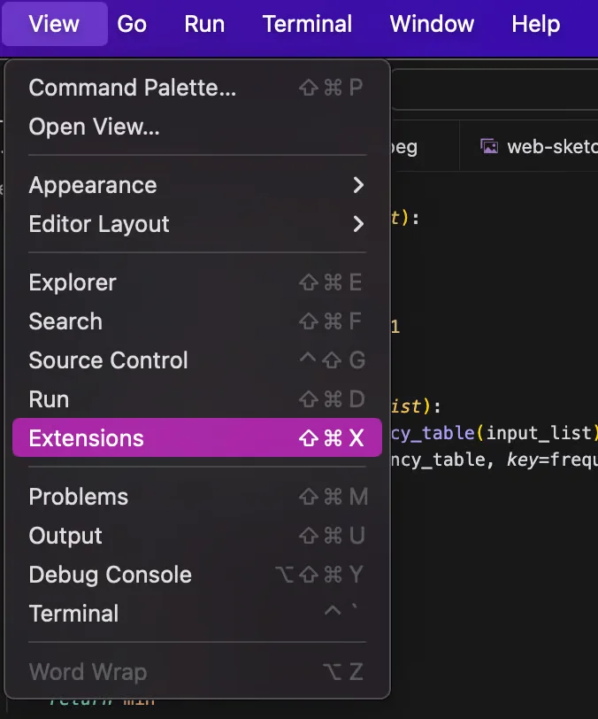 extensions in cursor ai