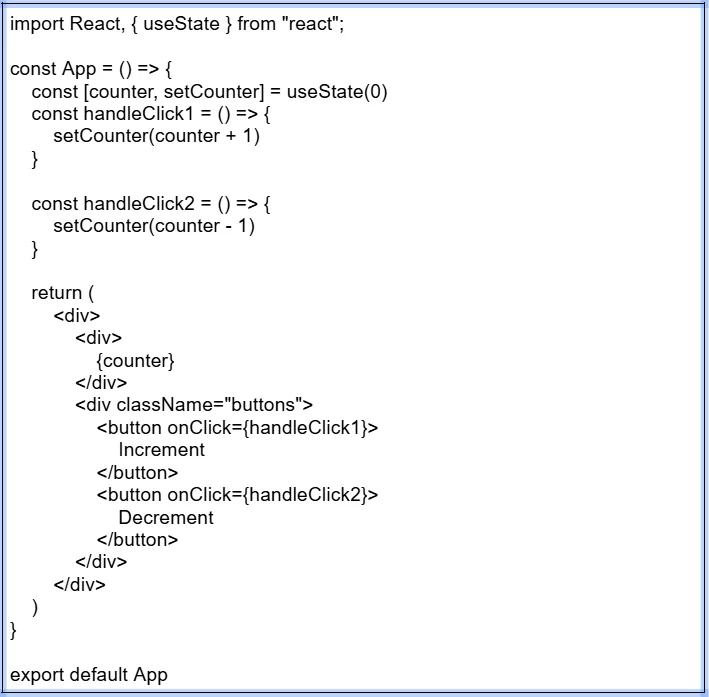 function to build a counter