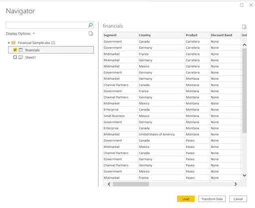 getting started with power bi desktop