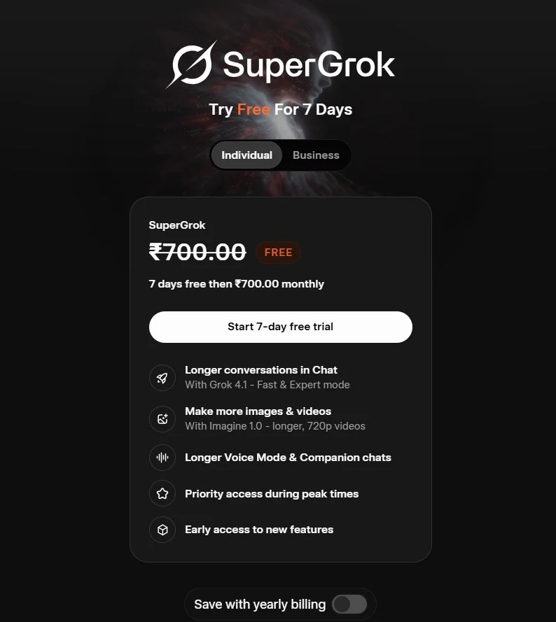 grok ai pricing