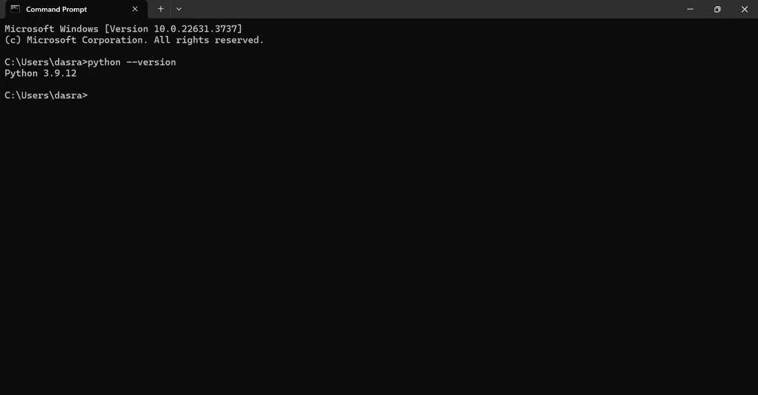 how to check python version