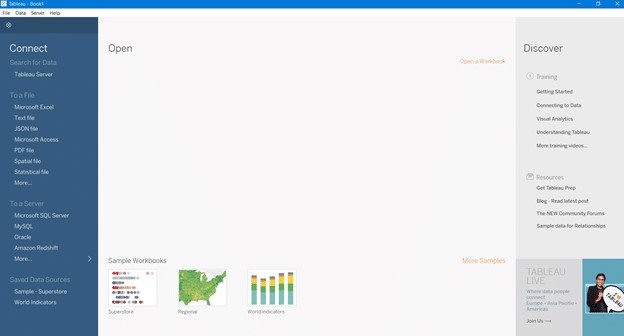 how to connect to a data source in tableau