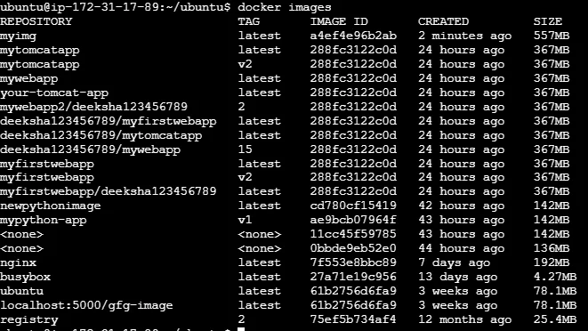 Docker Image from Dockerfile
