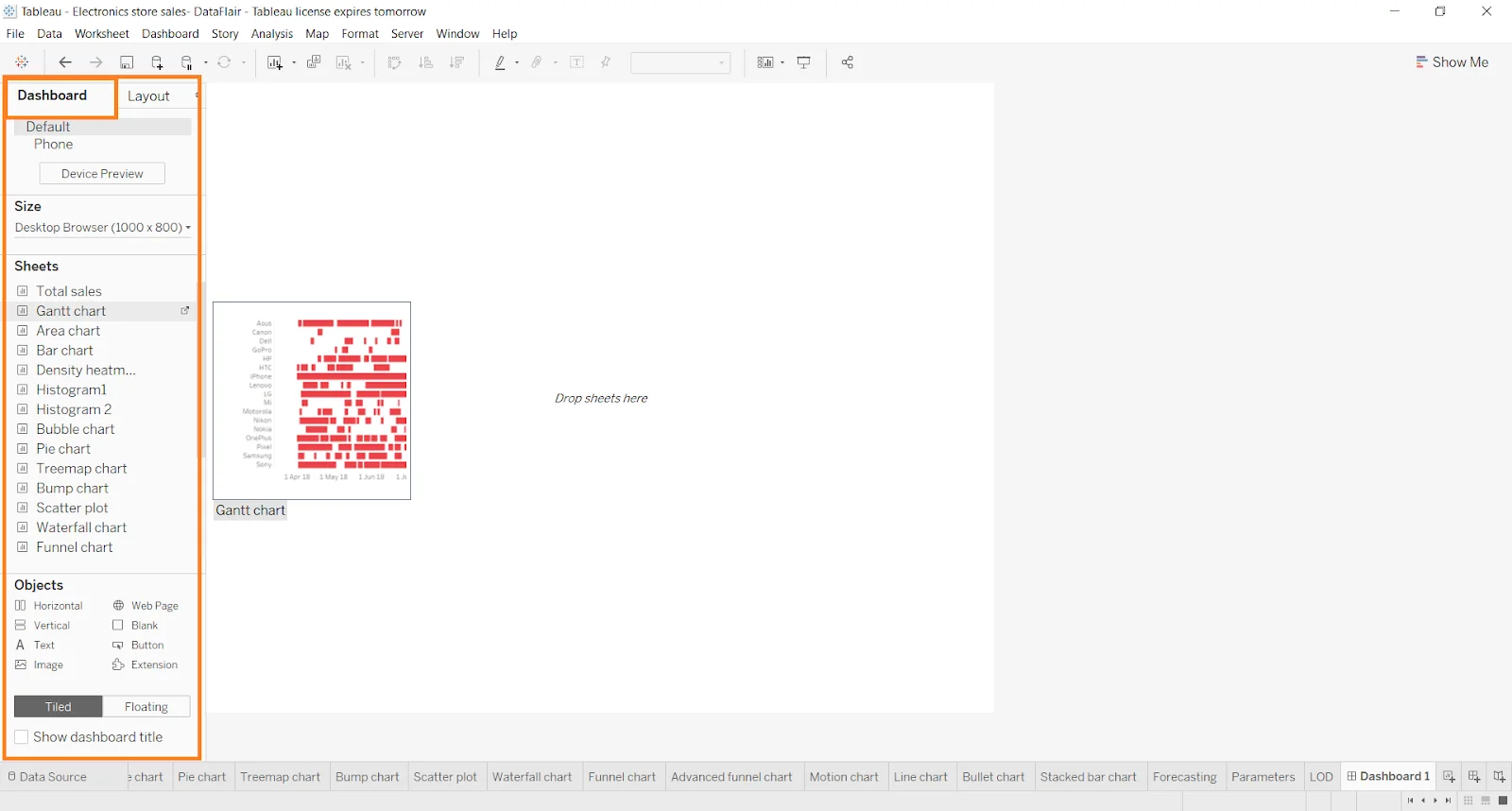How to Create a Dashboard in Tableau