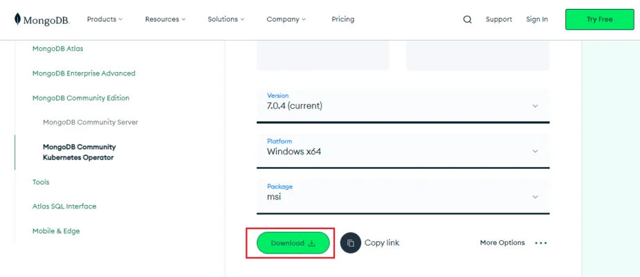 How to Install MongoDB on Windows