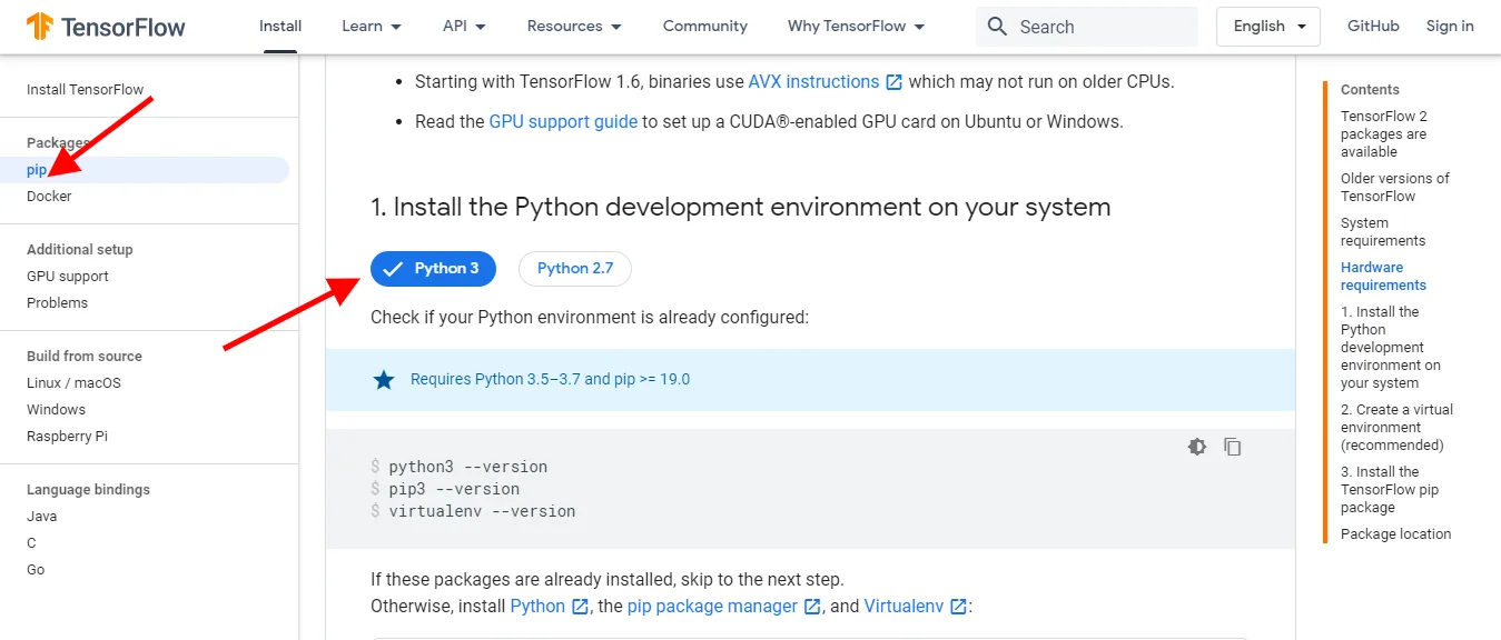 How to install TensorFlow