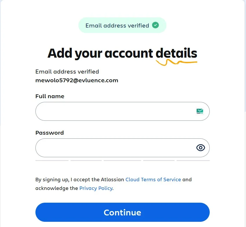 add details in jira login page