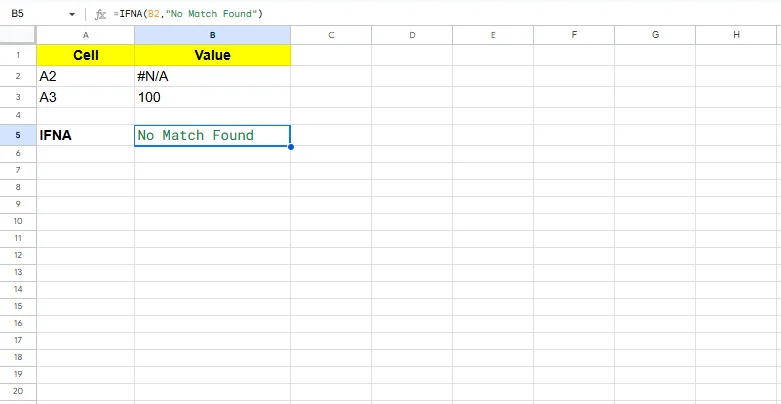 ifna excel formula