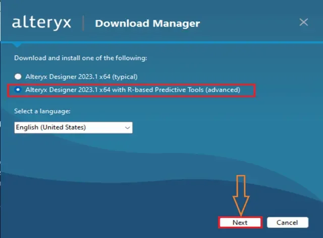 alteryx download manager