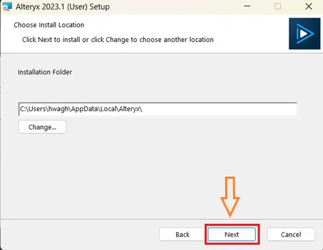 Alteryx User Setup
