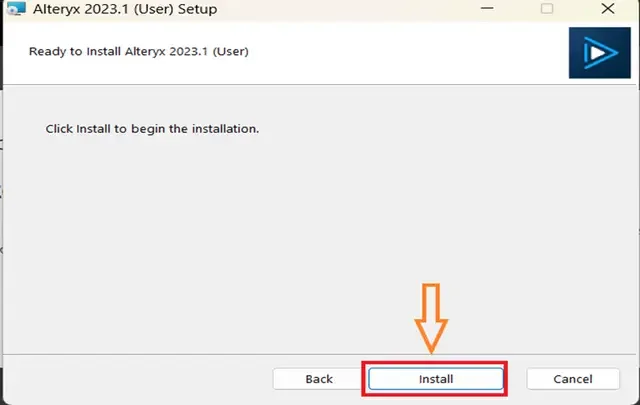 Installation Button