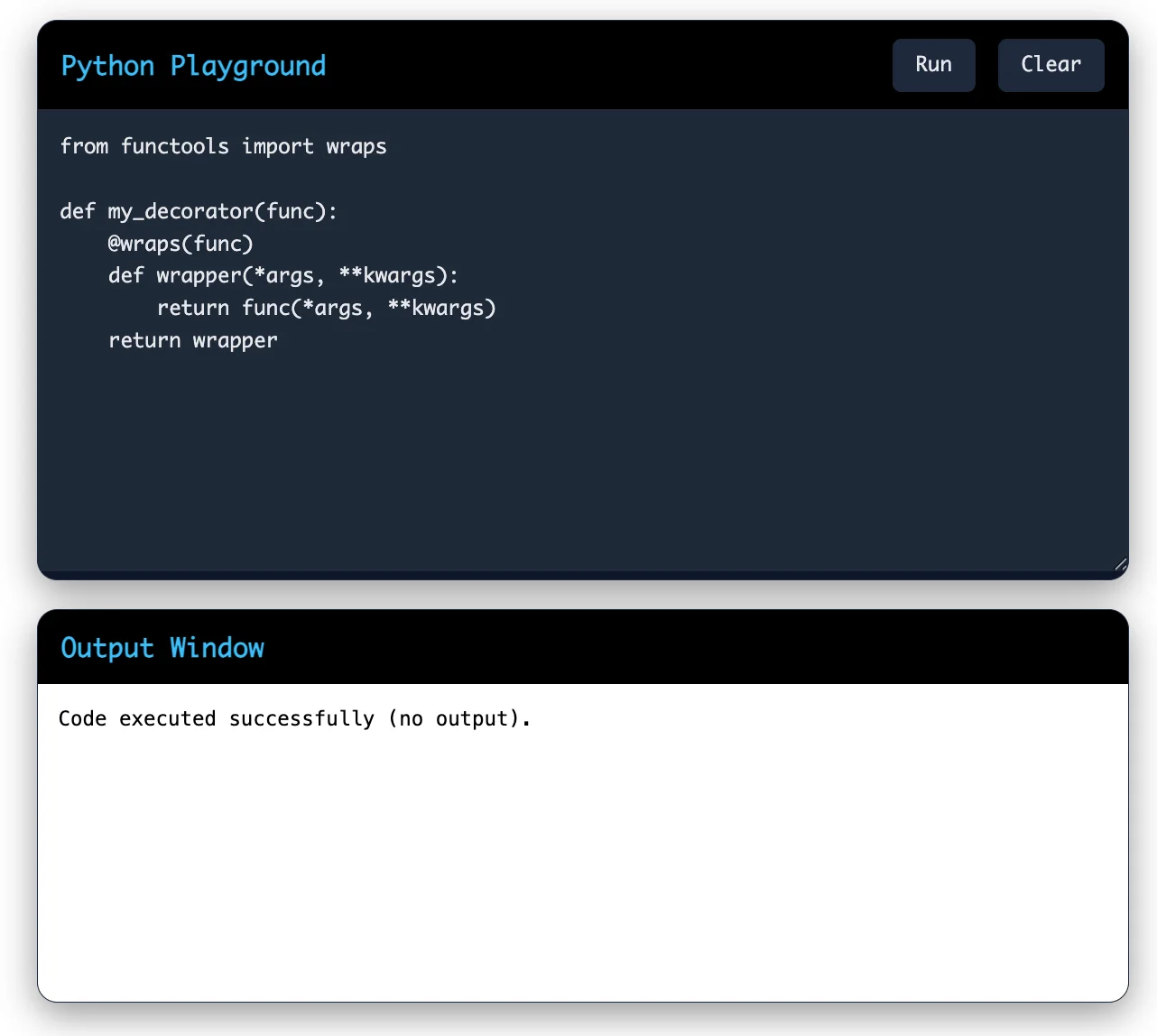 Built-in Python Decorators: @functools.wraps