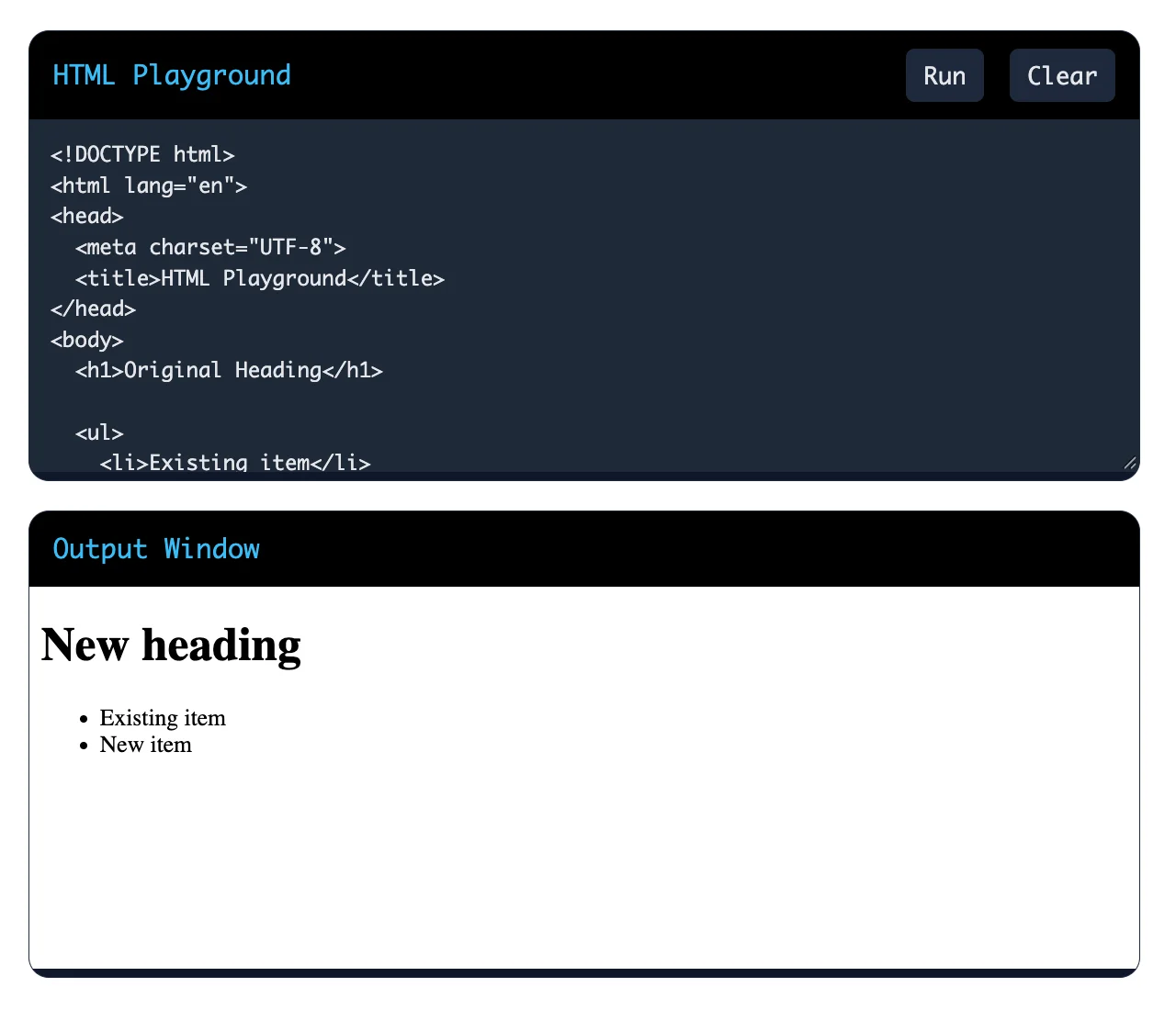 How can JavaScript access and modify HTML elements using the DOM?