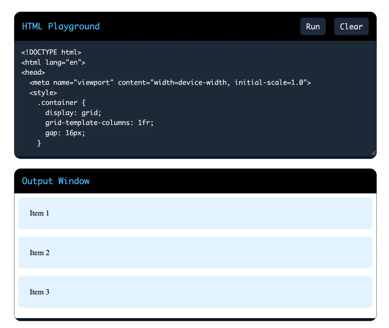How can CSS media queries be used to create responsive HTML layouts?