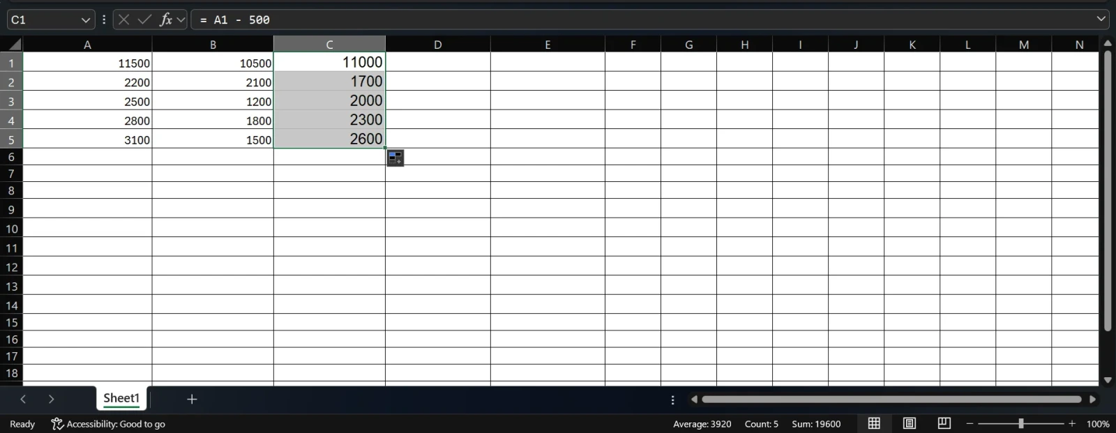 Method 2, Hard-code the fixed value