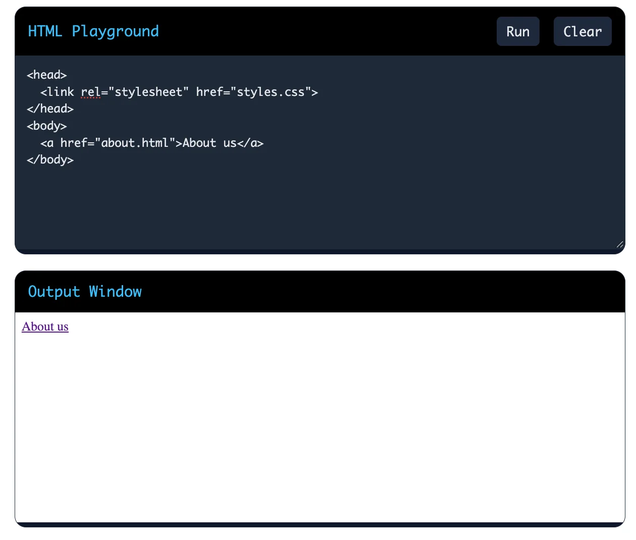 What is the difference between the <a> tag and the <link> tag?