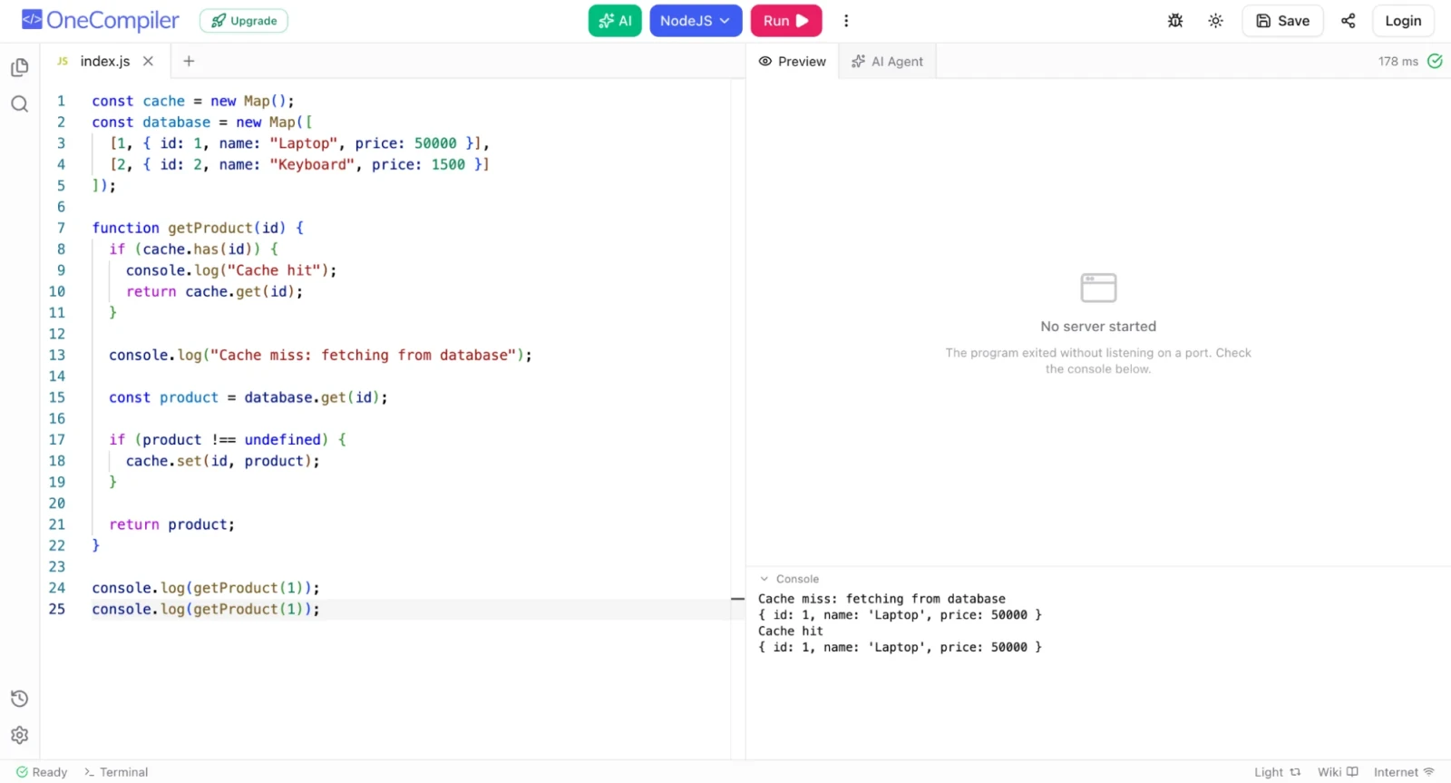 Implementing a Simple Cache