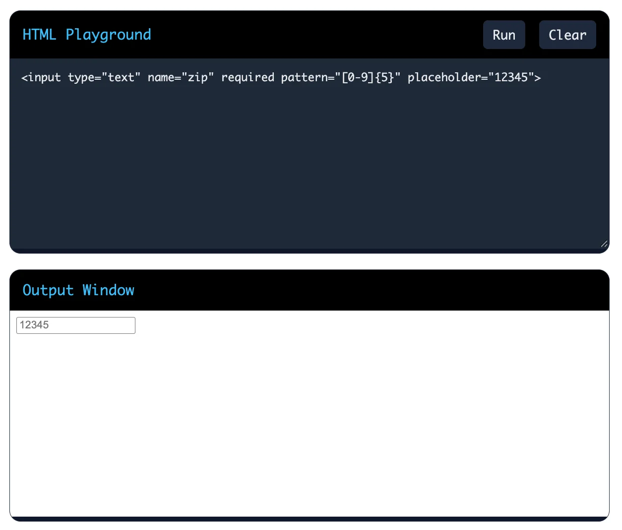 What is the difference between the required, pattern and placeholder attributes?