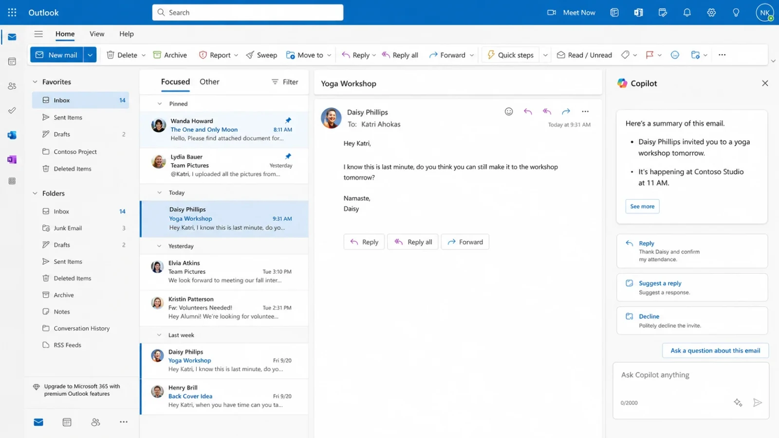 Microsoft Copilot for Outlook