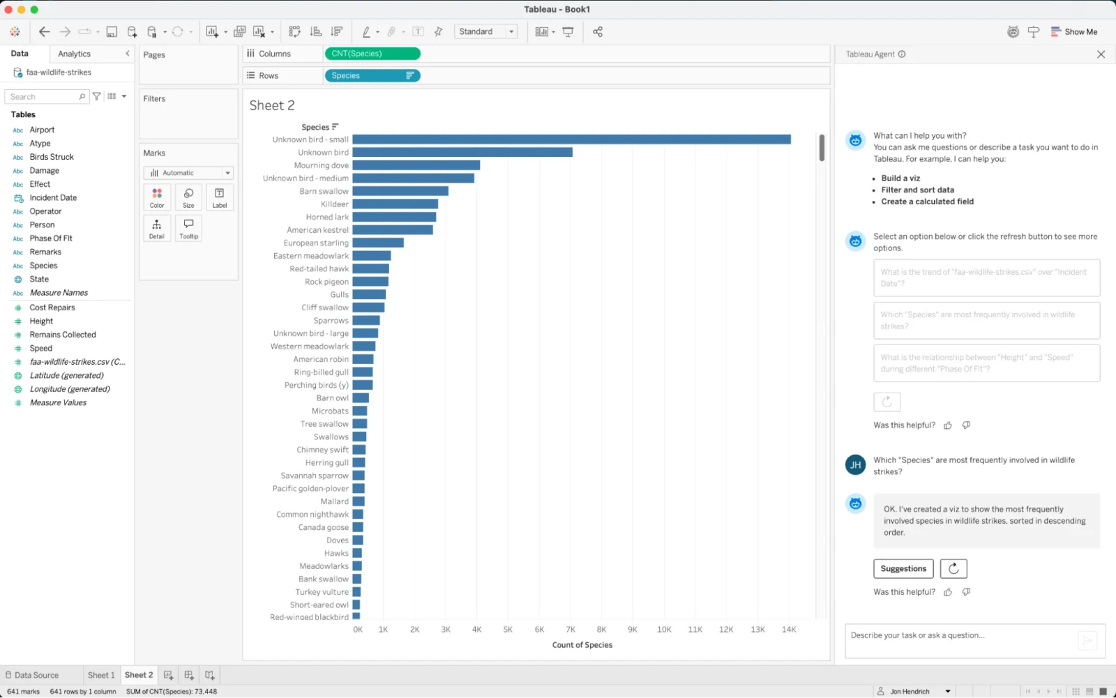 Tableau Dashboard Example