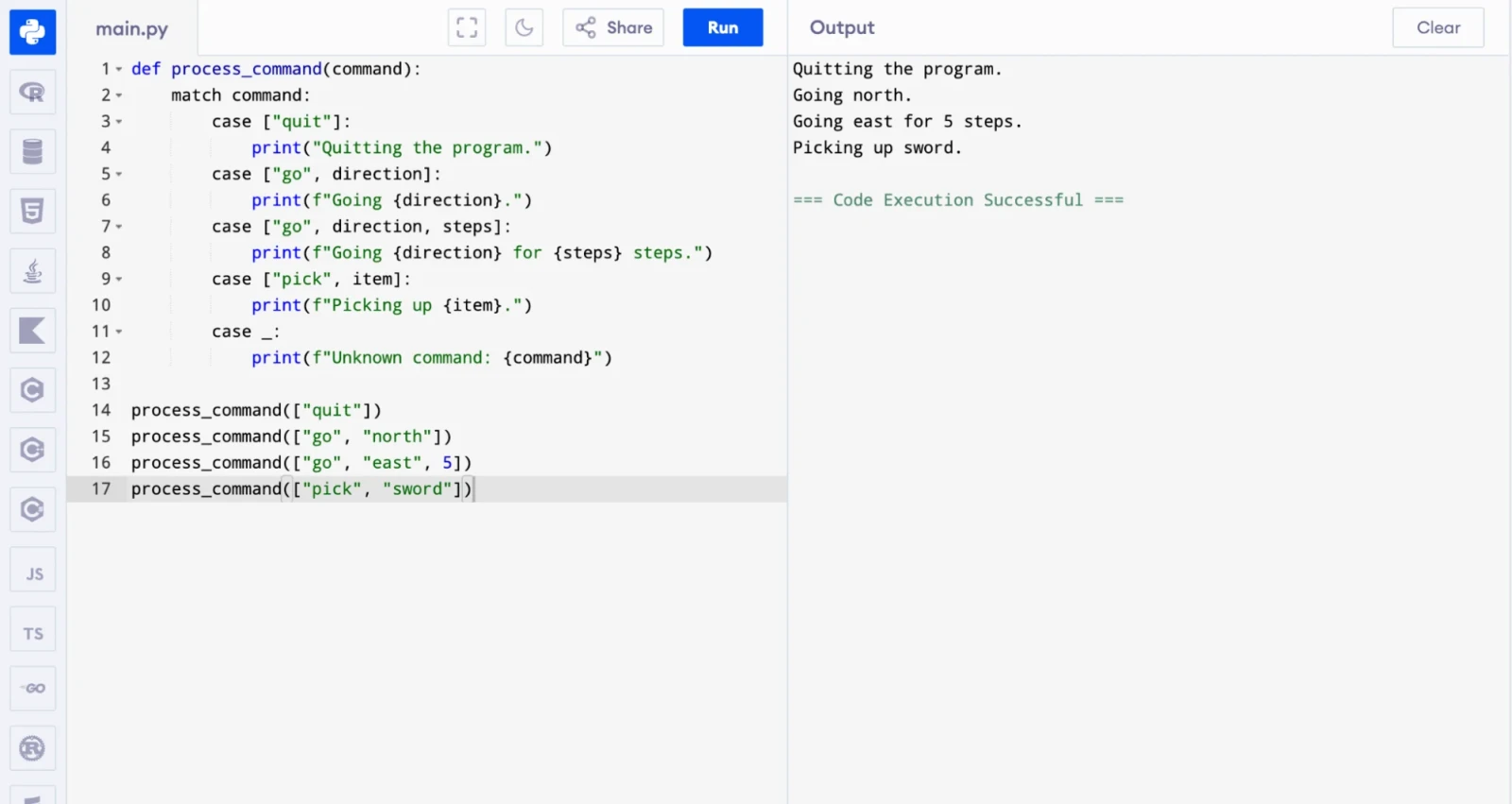 Sequence Pattern Matching