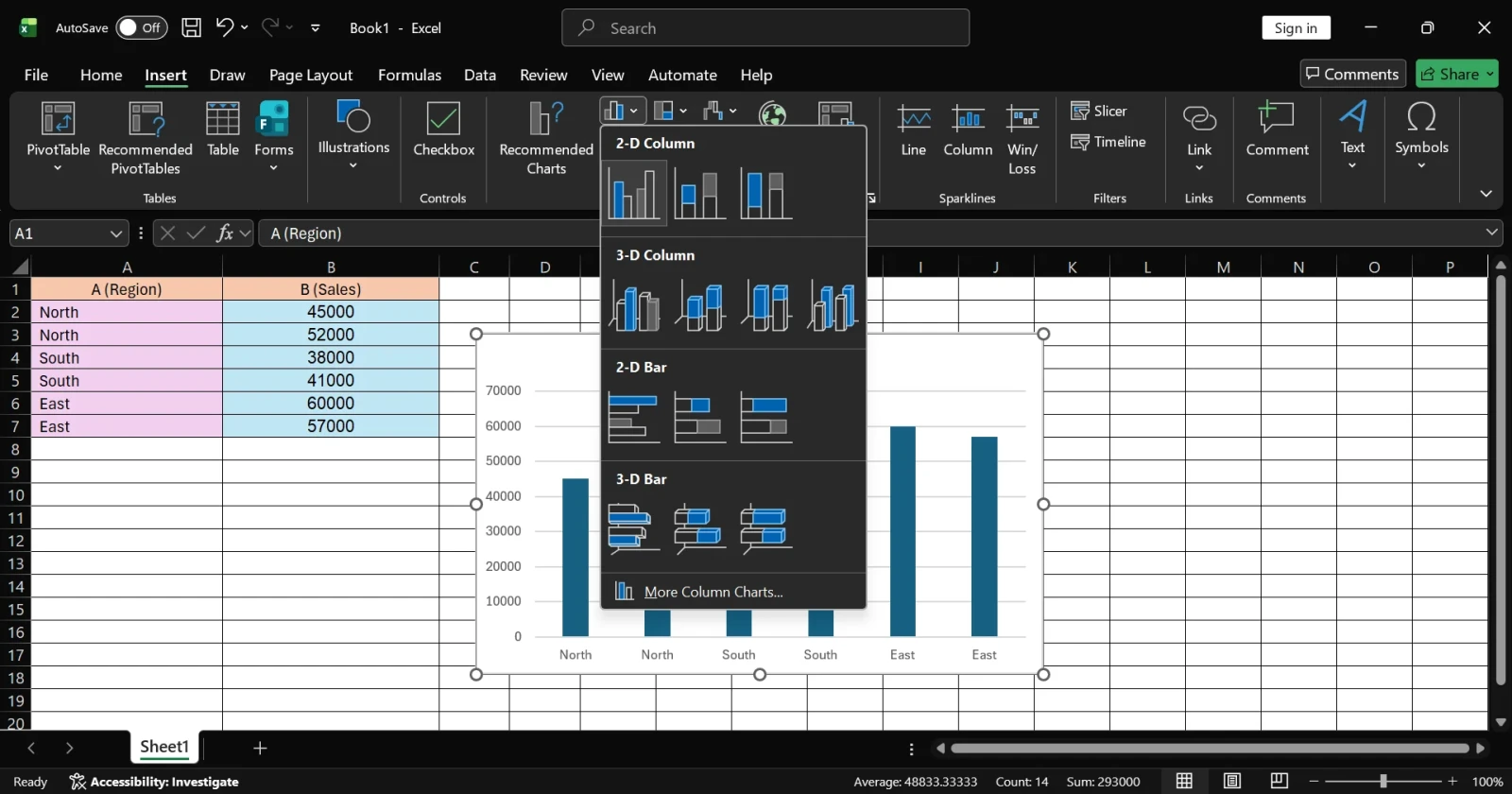 How to Add Standard Deviation Error Bars to an Excel Chart