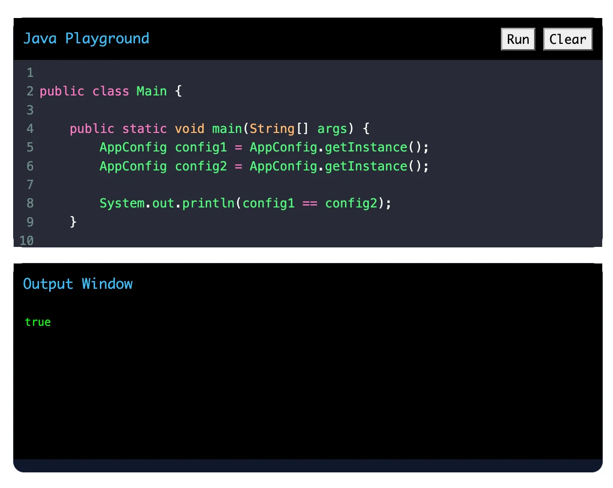 Example of Design Patterns