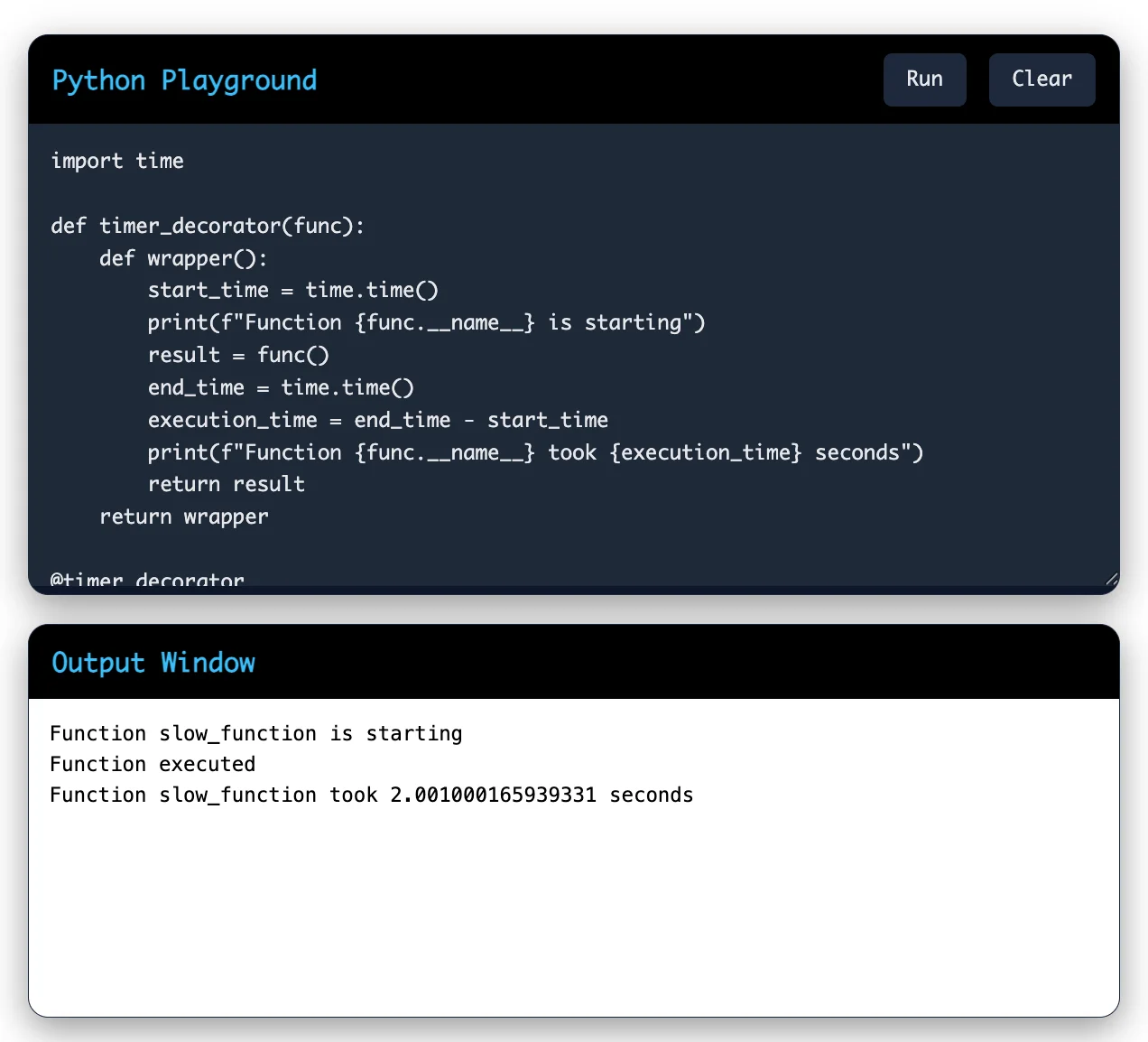 Creating Your First Python Decorator