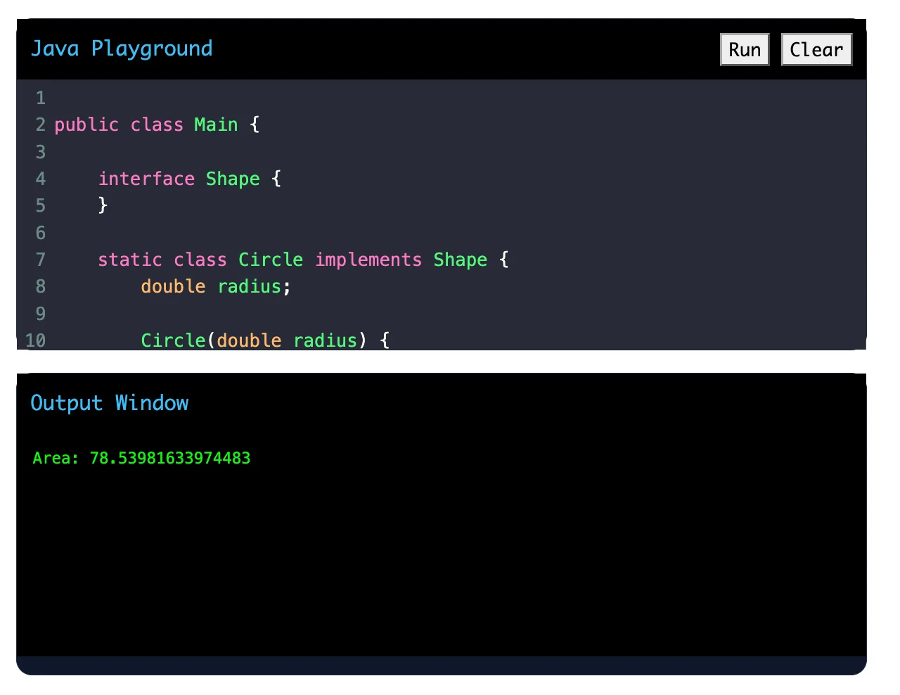 Java sealed classes and interfaces controlling permitted subclasses.