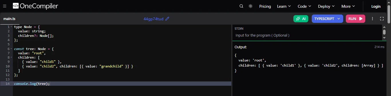 infer keyword in typescript