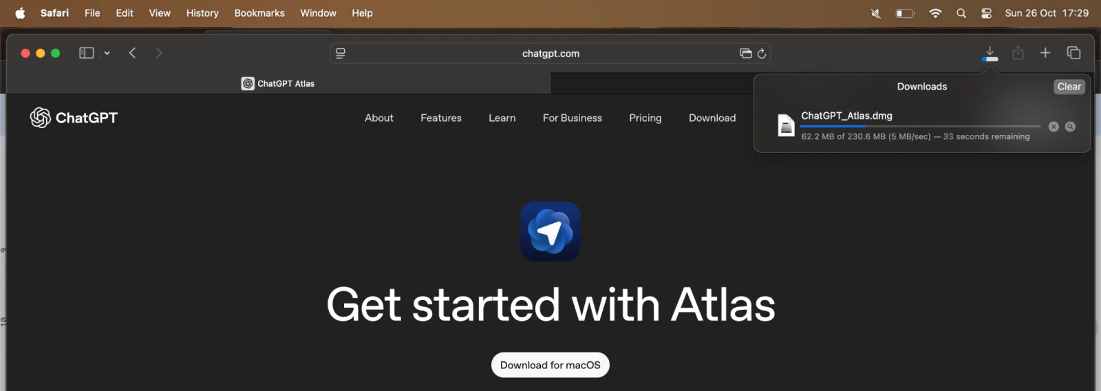 install chatgpt atlas