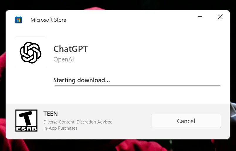 install chatgpt on windows