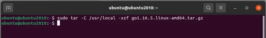 install go on linux