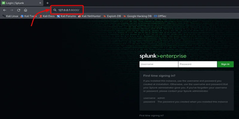 install splunk