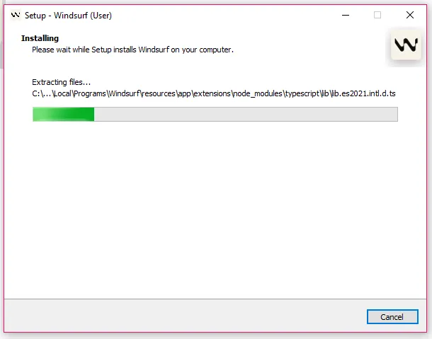 install and allow permissions windsurf