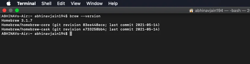 installing tensorflow on macos
