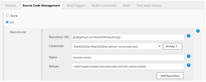 integrate Git with Jenkins