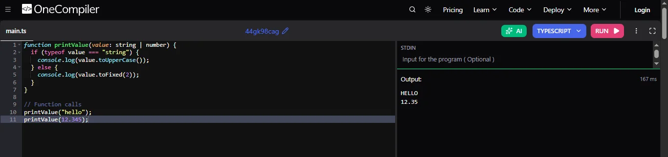 keyof keyword in typescript