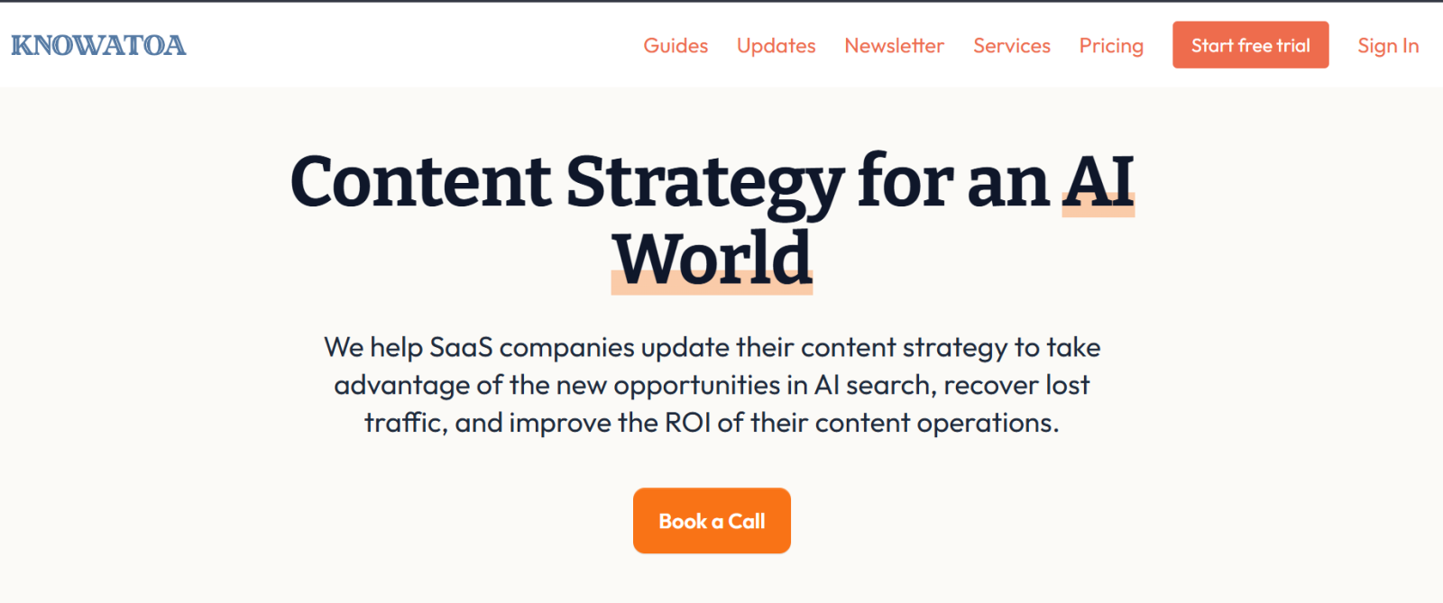 knowatoa an ai visibility tool
