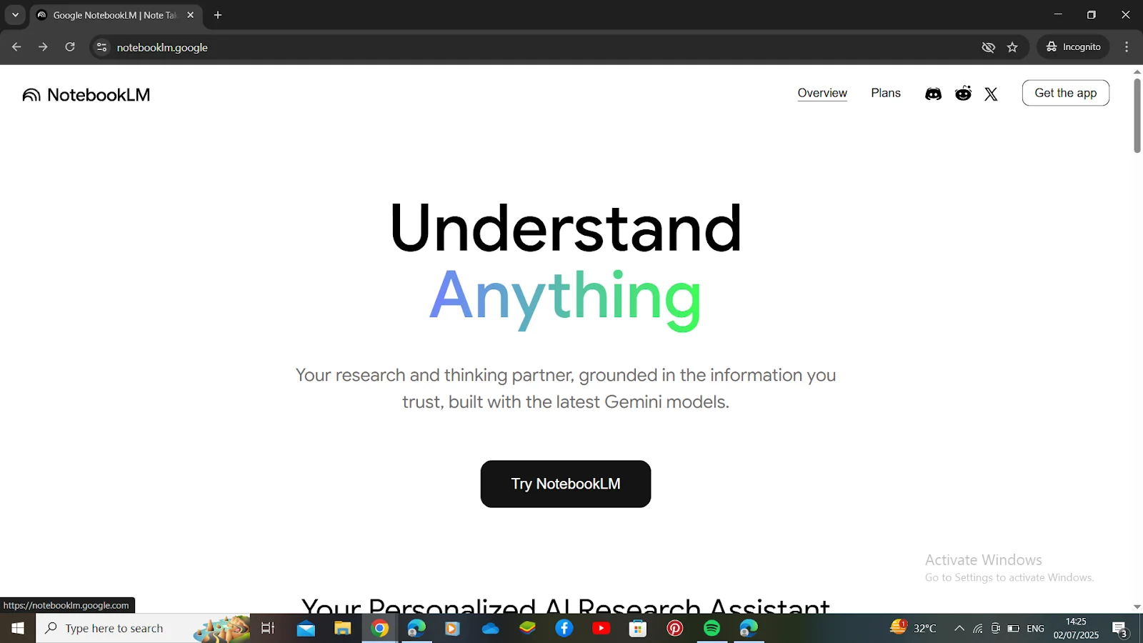 login notebooklm