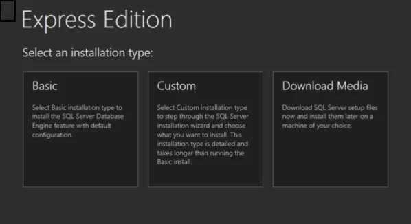 Microsoft SQL server installtion