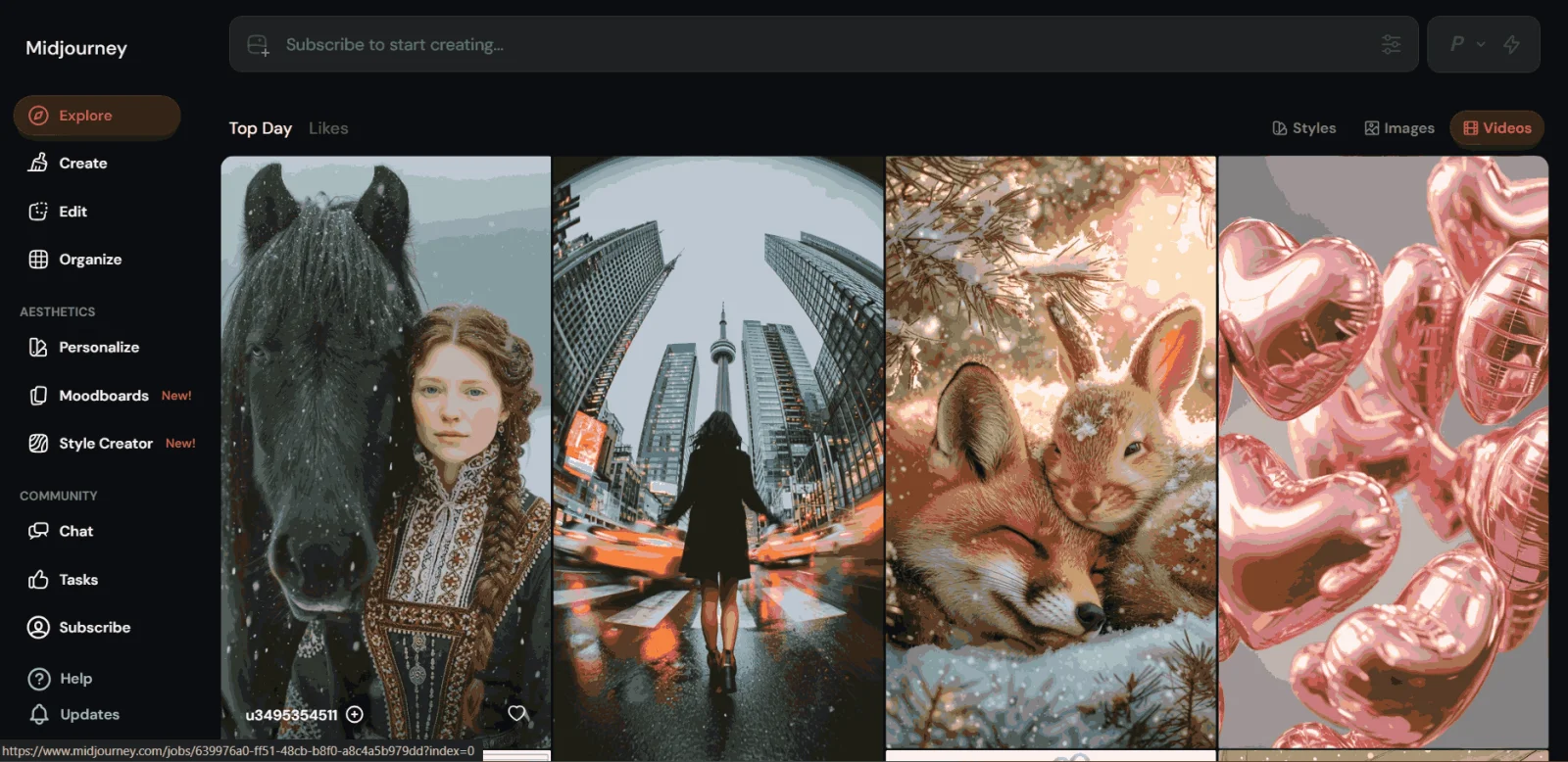 midjourney ui