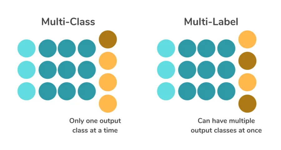multi class vs multi labels