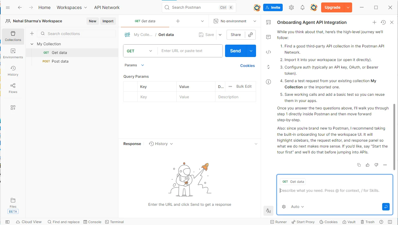 postman ui