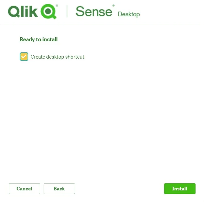 qlik sense desktop installation