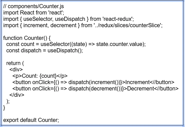 redux in components